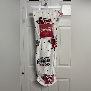 Coca Cola Vintage Inspired Throw Blanket